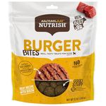 Beef Burger with Bison , 12 oz. Bag : Rachael Ray Nutrish Real Meat Dog Treats