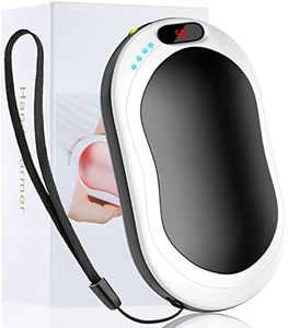 Calentador de Manos Recargable, 10000mAh Calentador de Manos Eléctrico USB, Banco de Energía Portátil, Elección de Regalos, Calentador de Mano eléctrico de Reutilizable para Esquiar, Acampar, Caminar