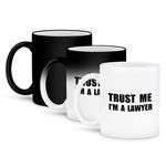 3dRose 195611_3""Trust Me I'm A Lawyer - Fun Law Humor - Funny Job Work Office Gift" Mug 11 oz Black/White