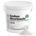 Grow Chem Baking Soda, Sodium Bicarbonate (5kg Bucket) UK MADE Pure Baking Soda for ECO Friendly Cleaning, Baking, Bath Bombs, Odour Removal and Teeth Cleaning