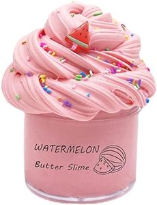 New Slime Toy Watermelon Scented Taffy Stretchy Fluffy Slime, Soft and Non-Sticky (7oz 200ml)