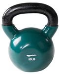 AmazonBasics Vinyl Kettlebell - 55 Pounds