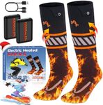 AHOZEE Heated Socks, 5V 5000mAh Rec