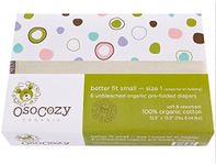 OsoCozy Organic Cotton Prefolds (Infant Short (6-16 lbs)