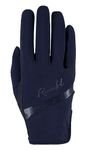 Roeckl Sports equestrian gloves LORRAINE, ladies summer riding glove, navy blue 7.5