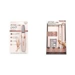 Finishing Touch Flawless Pedi Electronic Pedicure Tool + Flawless Salon Nails Total Manicure & Pedicure Solution (Rose Gold)