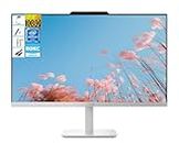 Lenovo A100 AIO Desktop| 23.8" FHD Anti-glare All-In-One Computer| 16GB RAM|256GB SSD| Intel 4-Core CPU| Webcam| Wi-Fi 6 | RJ-45|Windows 11| Weired Keyboard & Mouse| for Business & Students| RK Bundle