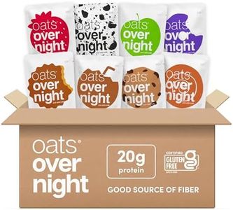 Oats Overnight Party Variety Pack - High Protein, High Fiber Breakfast Protein Shake - Gluten Free Oatmeal, Non GMO High Protein Oatmeal - Cookies & Cream, Coconut Cream Pie & More Flavors (24 Pack)