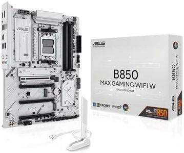 Asus B850 MAX Gaming WiFi W Gaming Desktop Motherboard - AMD B850 Chipset - Socket AM5 - ATX
