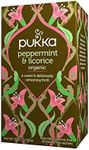 Pukka Organic Tea, Peppermint & Lic