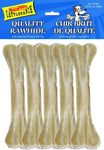 Cattle Ranch Dog Treats Rawhide Pressed Bones Chews All Natural, Supports Dental Health by Reducing Tartar and Plaque Buildup, High in Protein and Low in Fat, Stimulates and Entertains by Satisfying Dog’s Natural Urge to Chew (5 pk, 8.5")