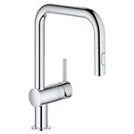 GROHE 32319003 Minta Pull-Out Kitchen Faucet Chrome