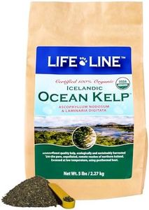 Life Line Certified Organic Ocean Kelp Supplement for Dogs, Cats & Horses | Boosts Coat Health, Reduces Shedding, Fights Plaque & Tartar, Supports Digestion, USDA certified - 5 lb