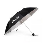 MAGDE Big Umbrella for Men – Foldable 3-Fold Umbrella with UV Protection, Windproof & Easy to Carry, Ideal for Travel & Daily Use. (Black)