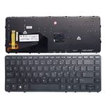 Laptop Replacement US Layout with Backlit (without Pointer) Compatible with HP EliteBook 840 G1 G2 / 850 G1 G2 / 745 G1 G2/HP ZBook 14 Series (with Black Frame)