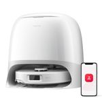roborock Qrevo Curv S5X Robot Vacuum and Mop, 17000Pa Suction, Zero-Tangling Design, FlexiArm Side Brush & Mop, Smart Obstacle Avoidance, Self-Washing & Drying, Self-Emptying, Perfect for Carpet
