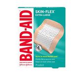 Band-Aid Brand Skin-Flex Adhesive Bandages for First Aid and Wound Care, Extra Large Size, 7 Count