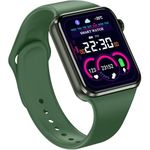 Smart Watch for Women Men Kids Compatible iOS Android iPhone, 2.09'' Smartwatch Activity Fitness Tracker Watch with Answer/Make Calls/SMS/Heart Rate/Sleep Monitor/Pedometer & 2 Bands (Green)