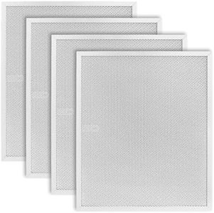 WZKO BPS1FA30 Range Hood Filter 11-3/4" x 14-1/4" x 3/8" (4 Pack) - Compatible with Broan Nutone hood grease filter - Replaces 99010299 S99010305 AP3378953