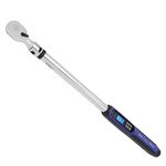 MichaelPro 1/2 Flex Head Digital Torque Wrench with Angle Function, 25 to 250 ft-lbs (34 to 340 Nm), Target Torque Multi-Alert System, 10 Available Presets | MP001227