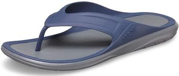 crocs Men's Swiftwater Wave Flip M Navy/Slate Grey Slipper-6 UK (206242-4HE)-M7