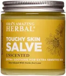 Ora's Amazing Herbal Touchy Skin Salve, Eczema Treatment for Kids and Adults, Eczema Cream, Calendula Ointment, Dry Skin Balm, Fragrance Free, 4 oz