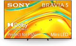 Sony BRAVIA 5 75 Inch TV, Mini LED, 4K Smart Google TV, XR Processor with AI Technology,120hz Television with Dolby Vision/Atmos, Exclusive Features for PlayStation®5, K-75XR50, 2025 Model