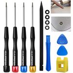 Precision Pentalobe Screwdriver Set, 0.8 mm, 1.2 mm, 1.5 mm (P2/TS1, P5/TS4, P6/TS5) for Apple iPhone, MacBook Pro, Air Retina