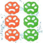 NEXMEE 6pcs Pet Hair Remover for Laundry Washing Machine Hair Catcher Laundry Lint Remover Reusable Dog Cat Fur Hair Catcher for Laundry