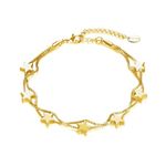 Philip Jones Gold Plated Star Bracelet