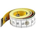 AFASOES Measuring Tape Soft Tape Measure Dual Sided Body Measuring Ruler Sewing Cloth Tailor Tape Fabric Tape Measure Dressmaking for Family Measure Chest/Waist Circumference, 60inch/150cm