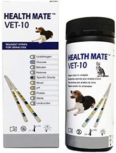 Easy Dog, Cat Pet Health Urine 10 Parameter Test Strips, Pack of 25 Tests