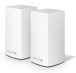 Linksys Velop Dual-Band AC1300 Whole Home WiFi Intelligent Mesh System (WHW0102-CA), 2-Pack