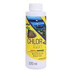 Foodie Puppies Aquatic Remedies Chlor Away - 220ml | Suitable for Fresh Water and Salt Water | Chlorine and Chloramine Remover | Aquarium Water Conditioner, with Free Key Ring