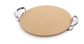 Weber 8836 Gourmet BBQ System Pizza Stone with Carry Rack,16.7" Long