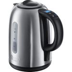 Russell Hobbs Electric Kettle (For Hot Water, Tea or Coffee, 1.7L, Brushed stainless steel, Quiet boil & digital temperature technology, Perfect pour) Digital Quiet Boil 21040