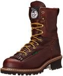 Georgia Boot Men's Loggers G7313 Work Boot,Tumbled Chocolate,12 W US