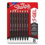 Sharpie S-Gel, Gel Pens, Medium Point (0.7mm), Assorted Colors, 8 Count