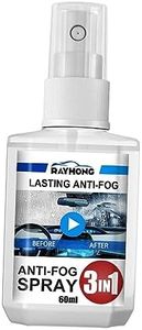Generic Anti Fog Spray Anti Fog Agent 2 Liquid Household Use Hydrophobic Cleaner and Protector Windshield Defogger for Suvs Shower Mirror