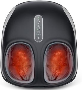 Nekteck Foot Massager Machine with Heat, Deep Kneading Shiatsu Foot Massager with Air Compression, Soothe Muscles, Multiple Massage Modes & Adjustable Intensity Valentines Day Gifts