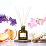 PRISTINE Maldives Villa/Inspired by Marriott Hotel Reed Diffuser for Home | Citrusy Grapefruit, Apple/Ocean Breeze/Sandalwood Oil Reed Diffuser Set & Reed Diffuser Sticks | Home Decor Scent Diffuser