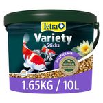 Tetra Pond Fish Food Variety Sticks 1.65kg - biologically balanced for pond fish (Package may vary)