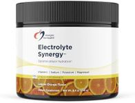 Designs for Health Electrolyte Synergy Powder - Hydration Support Drink Mix Powder Supplement with Vitamin C, D-Ribose + Antioxidants - Natural Lemon-Orange Flavor (30 Servings / 240g)