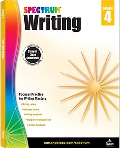 Spectrum Grade 4 Writing Workbooks, Ages 9 to 10, Creative Writing, Story Writing, Opinion, and Informative Writing Practice, 4th Grade Writing Book for Kids