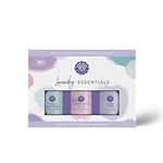Laundry Essentials Essential Oil Set: Use with Wool Dryer Balls or Oil Diffuser Elevate Your Laundry with All-Natural Aromatherapy Scents | Fresh Laundry, Chamomile Bliss, Pure Linen 10 ML