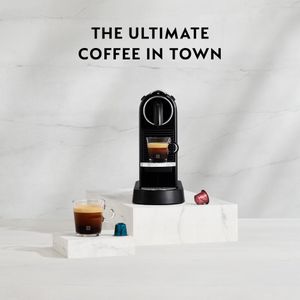 Nespresso Citiz Coffee Machine by De'Longhi – White, Original Pod Espresso with Starter Capsule Set