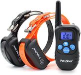 Petrainer Shock Collar for Dogs - Waterproof Rechargeable Dog Training E-Collar with 3 Safe Correction Remote Training Modes, Shock, Vibration, Beep for Dogs Small, Medium, Large