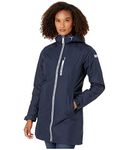 Helly Hansen Women's Long Belfast Winter Waterproof Windproof Breathable Jacket, 597 Navy, XX-Large