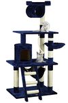 Go Pet Club 62-inch Cat Tree, Blue