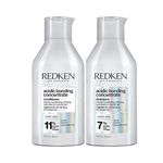 Redken Acidic Bonding Concentrate Sulphate Free Shampoo & Conditioner Combo | With Citric Acid | Repairs Weak Hair Bonds| For Dry, Damaged, Coloured and Frizzy Hair | For Men & Women